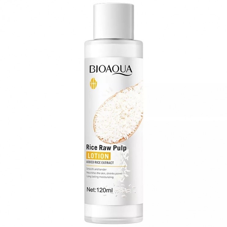 Лосьон для лица с экстрактом риса Bioaqua Rice Raw Pulp Lotion