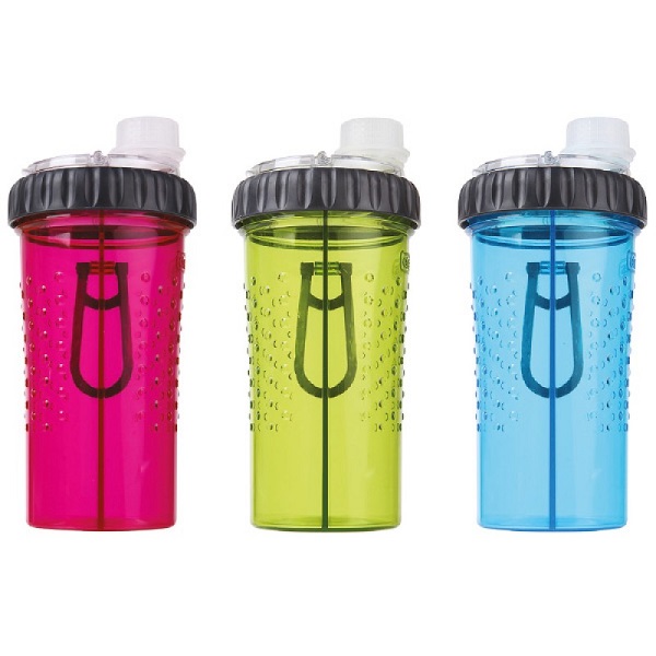 Бутылка двойная для воды и корма для животных dexas snack duo with collapsible cup