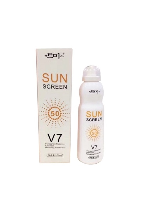 Солнцезащитный спрей Sun Screen V7 SPF50