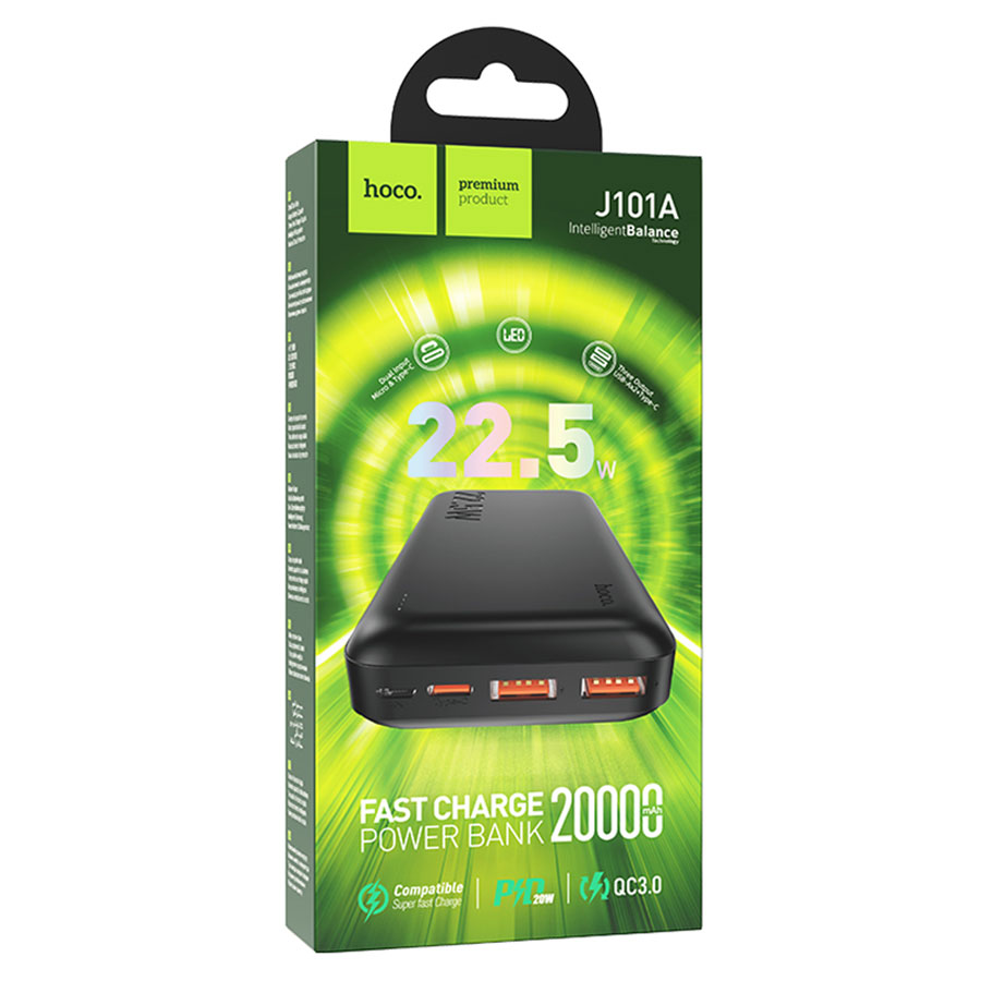 Повербанк Hoco J101A Astute 22.5W power bank (20000mAh)
