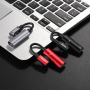 Адаптер аудио-переходник Hoco LS18 для Apple, серый