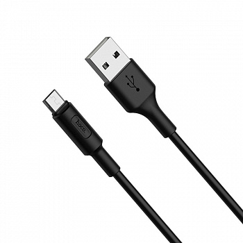 Кабель Hoco X26 Xpress USB - micro USB, 1 м черный