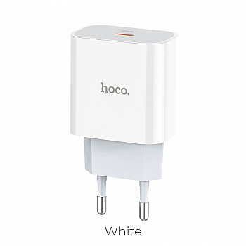Зарядное устройство HOCO C76A Speed порт Type-c, 3A, белый