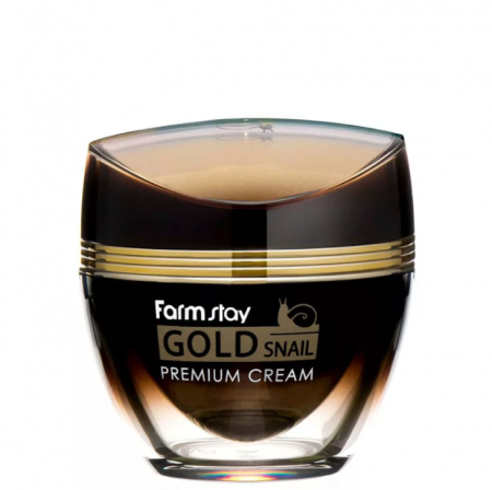 Крем для лица премиальный Farm Stay с золотом и муцином улитки - Gold Snail Premium Cream, 50 мл