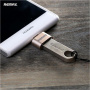 Переходник Remax RA-OTG, USB - Micro USB, серебристый
