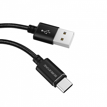Кабель Borofone BU1 MagJet, USB - USB Type-C, 1.2 м, черный