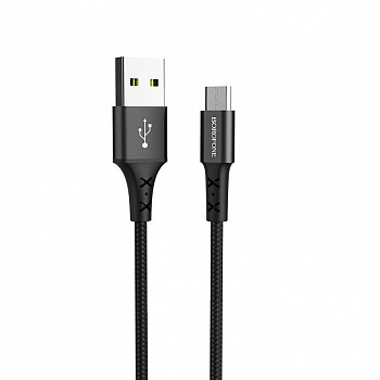 Кабель Borofone BX20 Enjoy USB - micro USB, 1 м черный