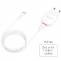 Зарядное устройство BOROFONE BA49A Vast, 2.1A, белый, кабель Type-C