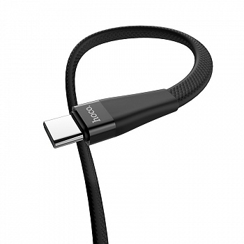 Кабель Hoco S4, USB - USB Type-C, 1.2 м, черный