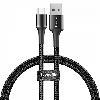 Кабель Baseus halo CAMGH-C01  USB - micro USB, 2 м черный