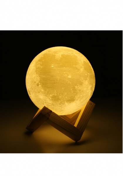 Светильник-ночник 3D шар Луна Moon Lamp с пультом, 15 см