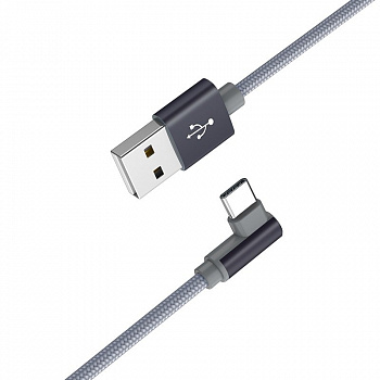Кабель Borofone BX26 Express, USB - USB Type-C, 1 м, серый
