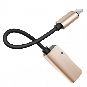 Переходник Baseus L32 CALL32-17, Apple Lightning - mini jack 3.5 mm