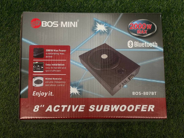 Автомобильный сабвуфер BOS-MINI BOS-807BT