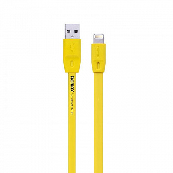 Кабель Remax Full Speed RC-001i, lightning, 1 м, желтый