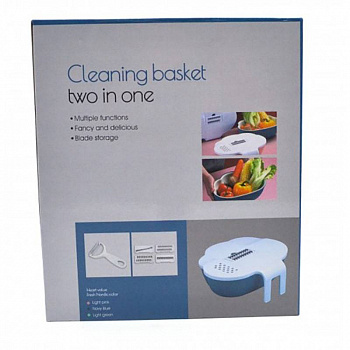 Терка-дуршлаг Cleaning basket two in one