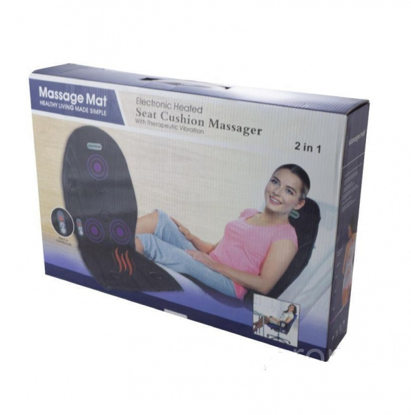 Массажер на сиденье с подогревом Electronic Heated Seat Cushion Massager