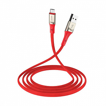 Кабель Borofone BU7 Superior USB - micro USB, 1.2 м красный