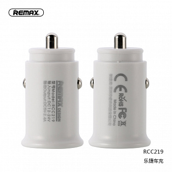 Автомобильное зарядное устройство Remax Roki RCC219, белый