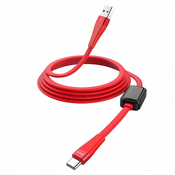 Кабель Hoco S4, USB - USB Type-C, 1.2 м, красный