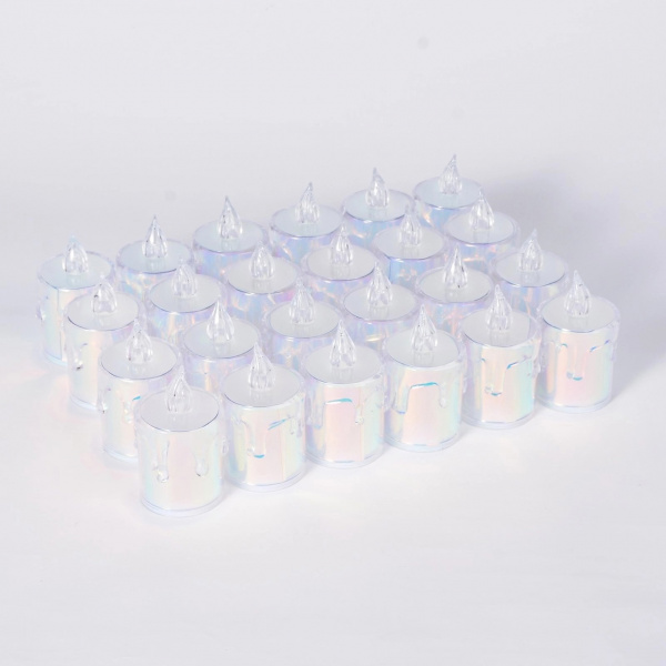 Светодиодная беспламенная свеча Led Candle 6,5*4 см набор 24 шт