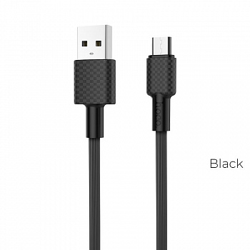 Кабель Hoco X29 Superior USB - micro USB, 1 м черный