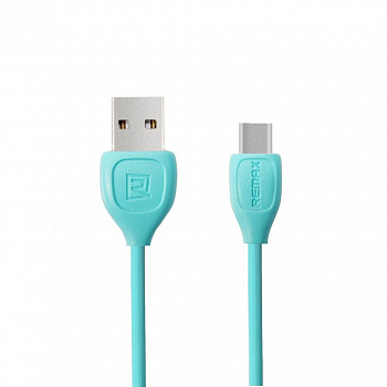 Кабель Remax Lesu RC-050a, USB - USB Type-C, 1 м, синий