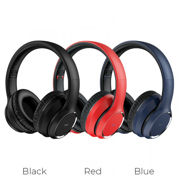 Беспроводные наушники HOCO W28 Journey, Bluetooth, синий