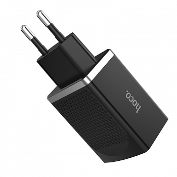 Сетевое зарядное устройство Hoco C42A QC3.0, 1 USB, 3А, Quick charge 3.0, черный