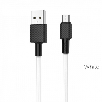 Кабель Hoco X29 Superior USB - micro USB, 1 м белый