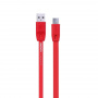 Кабель Remax RC-001m USB - micro USB, 1 м красный