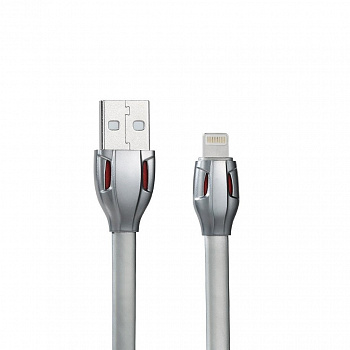 Кабель Remax Laser RC-035i, lightning, 1 м, серебристый