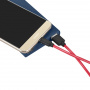 Кабель Hoco X11 5A Rapid, USB - USB Type-C, 1.2 м, бело-красный