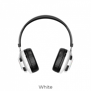 Беспроводные наушники BOROFONE BO8 Love Song, Bluetooth + AUX, 200 мАч, Белый, TF