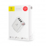 Сетевое зарядное устройство Baseus CCALL-BH02, 3 USB, 3.4А, белый