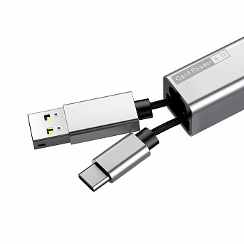 Адаптер-переходник Baseus Pendant ACDKQ-HG0S, USB Type-C - USB, картридер microSD