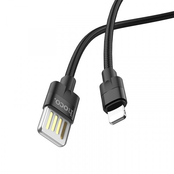 Кабель Hoco U55 Outstanding, lightning, 1.2 м, черный