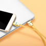 Кабель Hoco U14 Steel man, USB - USB Type-C, 1.2 м, белый