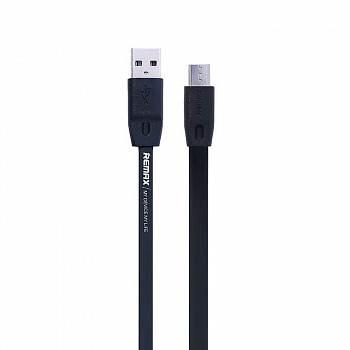 Кабель Remax RC-001m USB - micro USB, 1 м черный