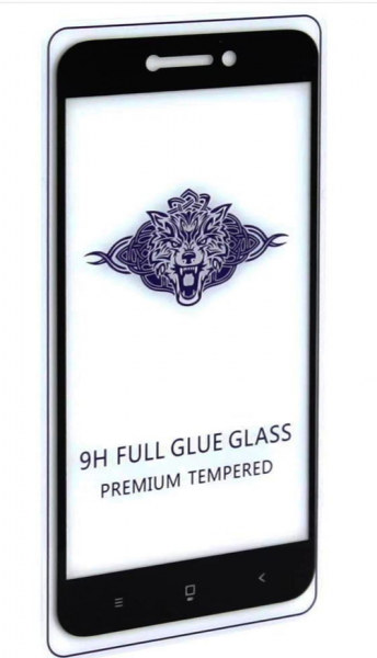 Защитное стекло Full Glue для Xiaomi Redmi 9SE, черный 2
