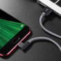 Кабель Borofone BX12 FreeJet USB - micro USB, 1 м серый