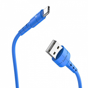 Кабель hoco X30, USB - USB Type-C, 1.2 м, синий