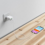 Зарядное устройство HOCO C80A Rapido, 3.1A, белый, Двойной порт USB/ Type-C,PD3.0, QC3.0 / QC2.0, FC