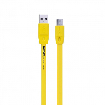 Кабель Remax Full Speed Micro RC-001m USB - micro USB, 2 м желтый