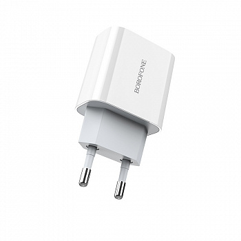 Зарядное устройство BOROFONE BA38A Speedy Type-C, 3A, белый