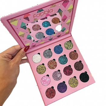 Палетка глиттеров для век Fabbla Glitter