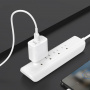 Зарядное устройство HOCO C69A 5A, белый, microUSB,22.5W, быстрая зарядка