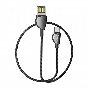 Кабель Hoco U62, USB - USB Type-C, 1.2 м, черный