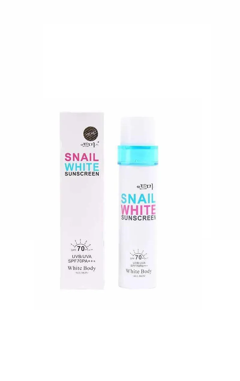 Солнцезащитный улиточный лосьон Snail White Sunscreen SPF70