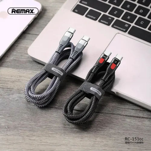 Кабель Remax Super RC-151cc - Silver, USB - USB Type-C, серебристый